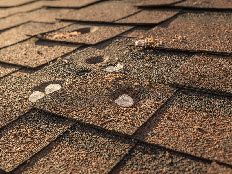 Roof inspection photo